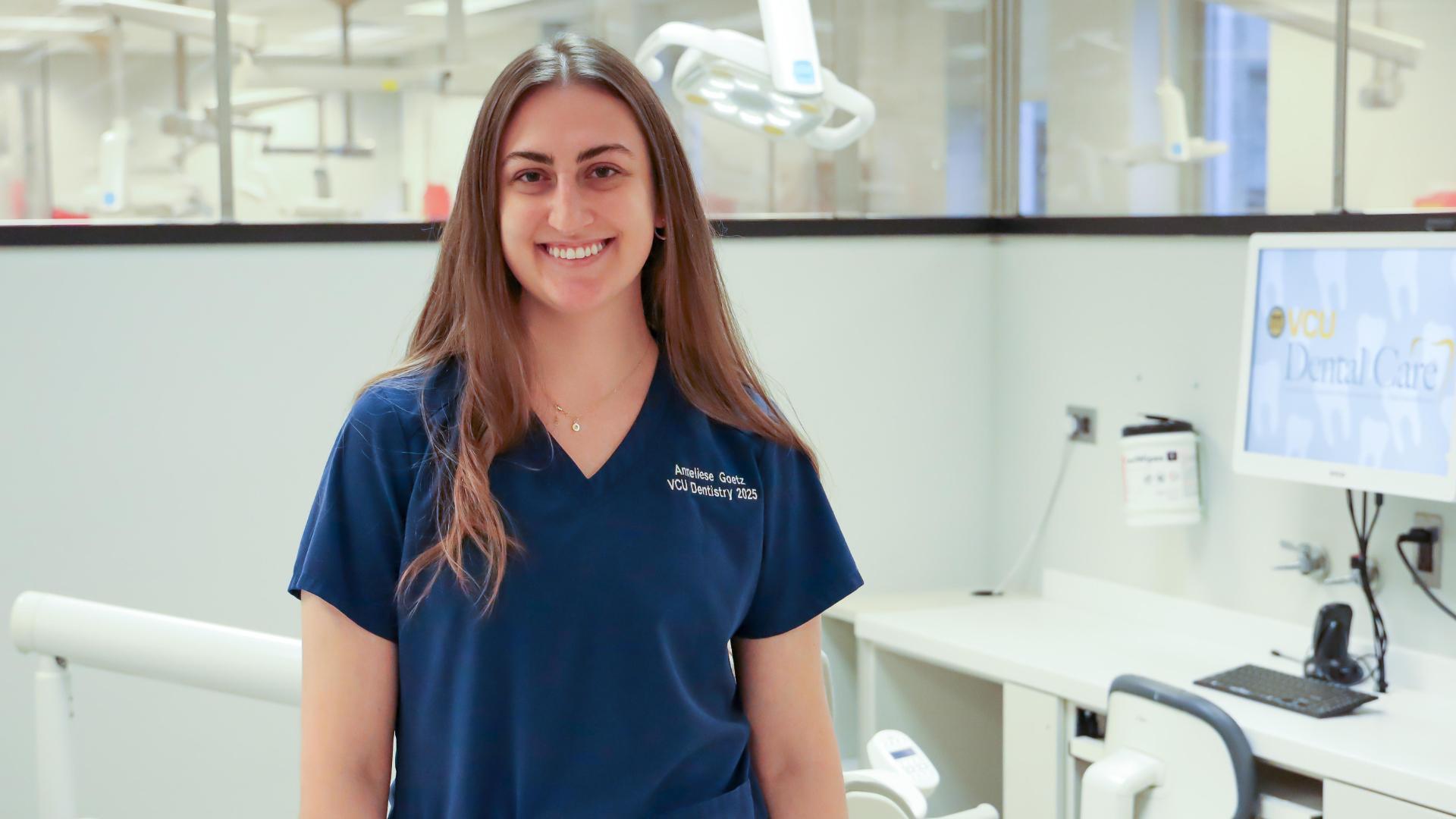 VDA Scholarship provides peace of mind for third-year dental student Anneliese Goetz