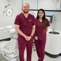 Trevor Perkins (left) and Aufia Zhowandai (right) are recipients of scholarships through the prestigious National Health Service Corps Scholarship Program. 