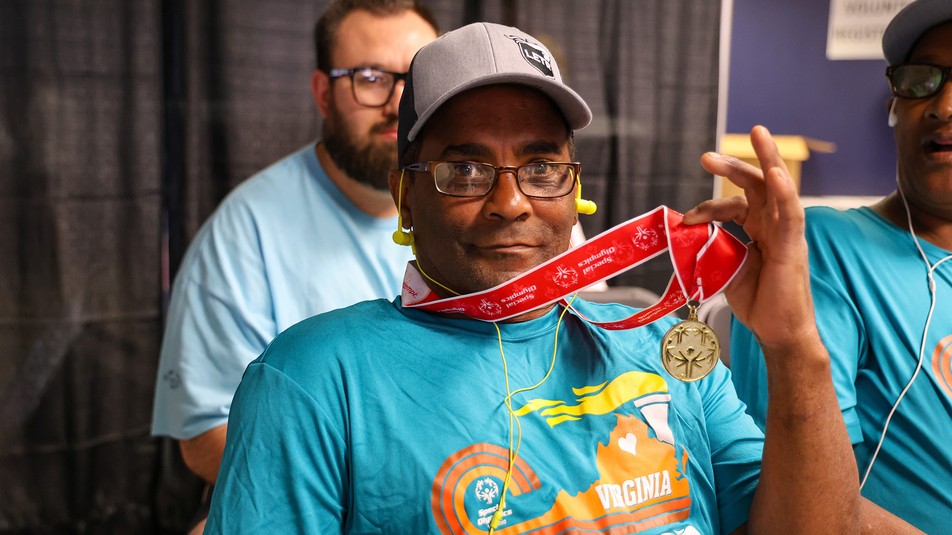 Each year, Robert Harris competes in powerlifting at the Special Olympics Virginia. It’s also a chance for him to receive oral health care at the Special Olympics MOM project.