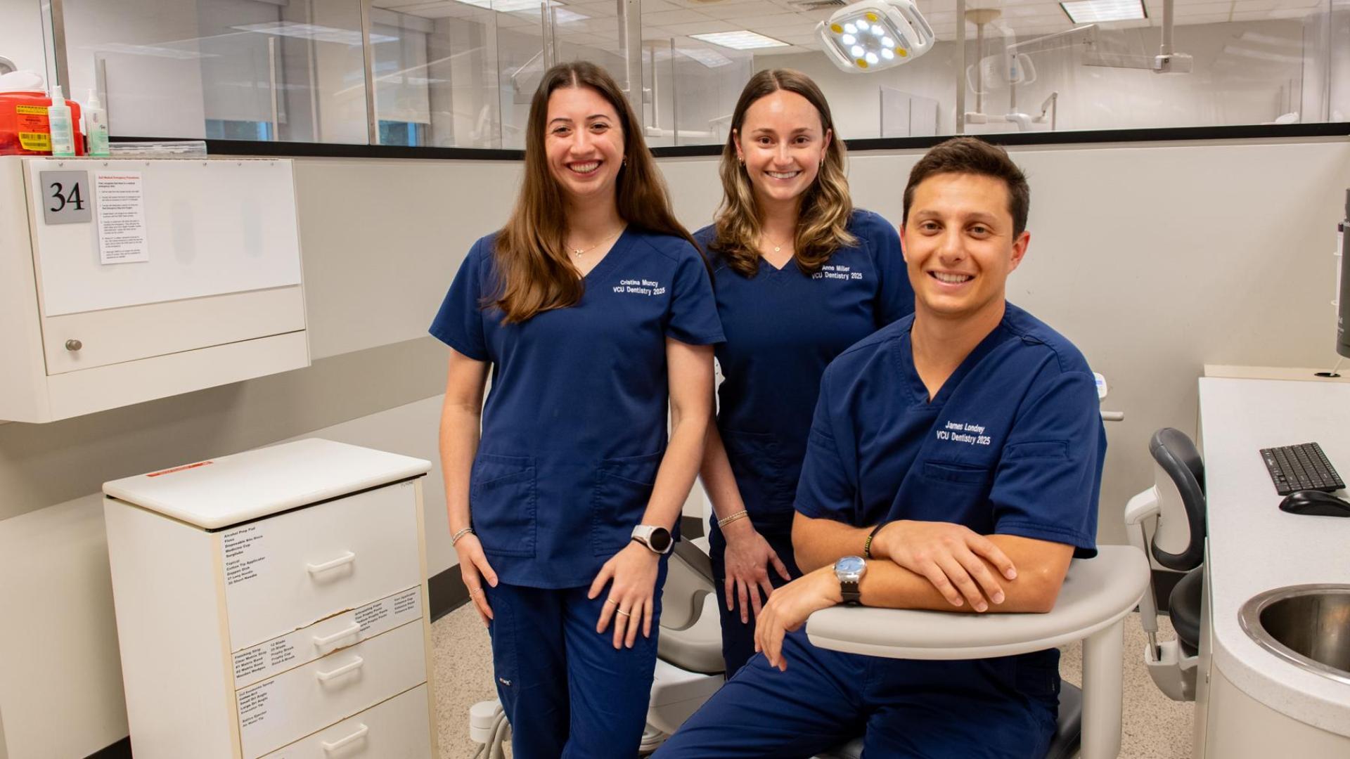 Class of 2025: In the School of Dentistry, three familiar faces become friends – and build on family ties