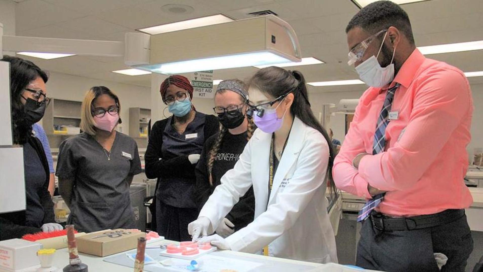 Students get a taste of dental school in the Summer Academic Enrichment Program