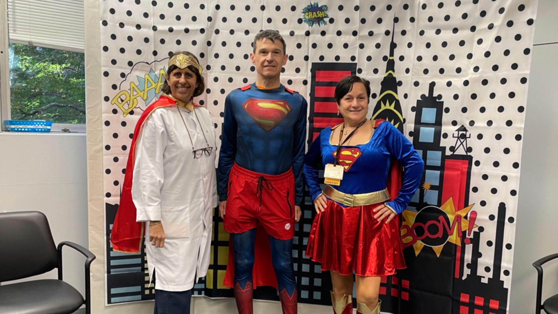 (Left to right) Drs Bhavna Shroff, Steven Lindauer and Eser Tufekci