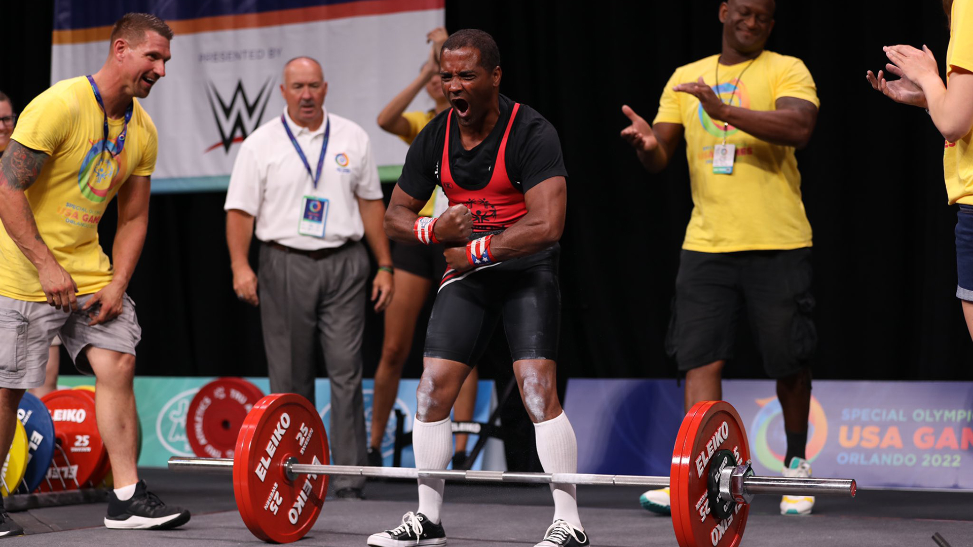 Robert Harris competing at the Special Olympics USA Games in 2022. (Photo: Special Olympics Virginia)