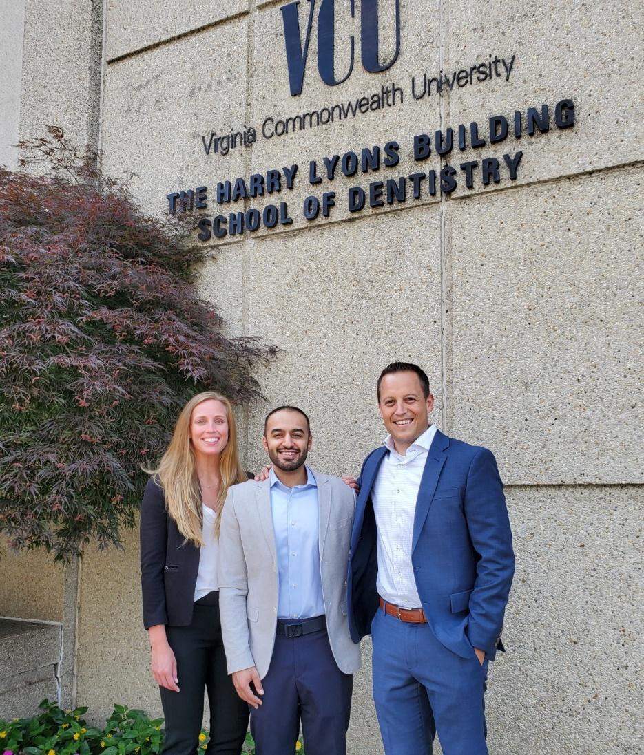 Endo Resident Class of 2022: L to R Christina Martin, Abdullah Alawadhi, Brian Hone