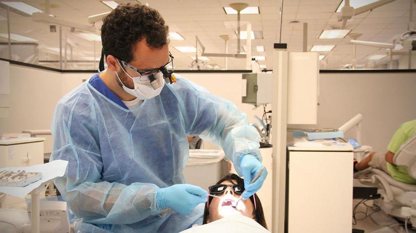 David Russell’s first and last patient at VCU School of Dentistry was his mother, Cris Russell.