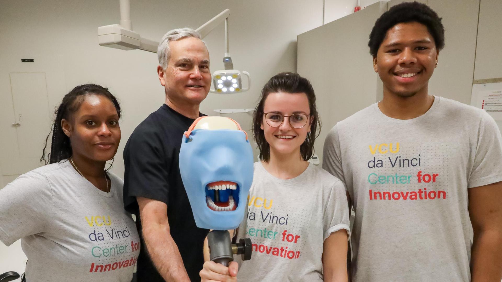 Innovation meets education on Dentistry- daVinci collaboration for redesigned dental shroud